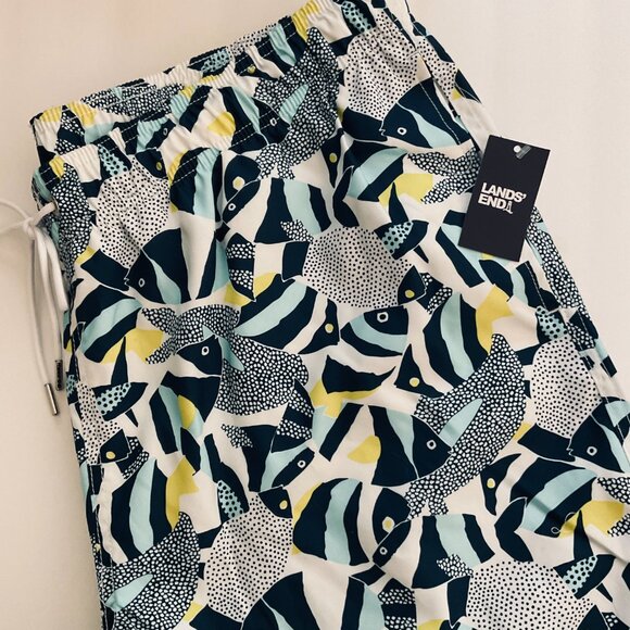 LANDS' END Men's "Volley" Swim Trunks NWT Size XL - Picture 5 of 5